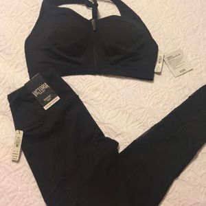 New with tags Victoria sport legging and sport bra